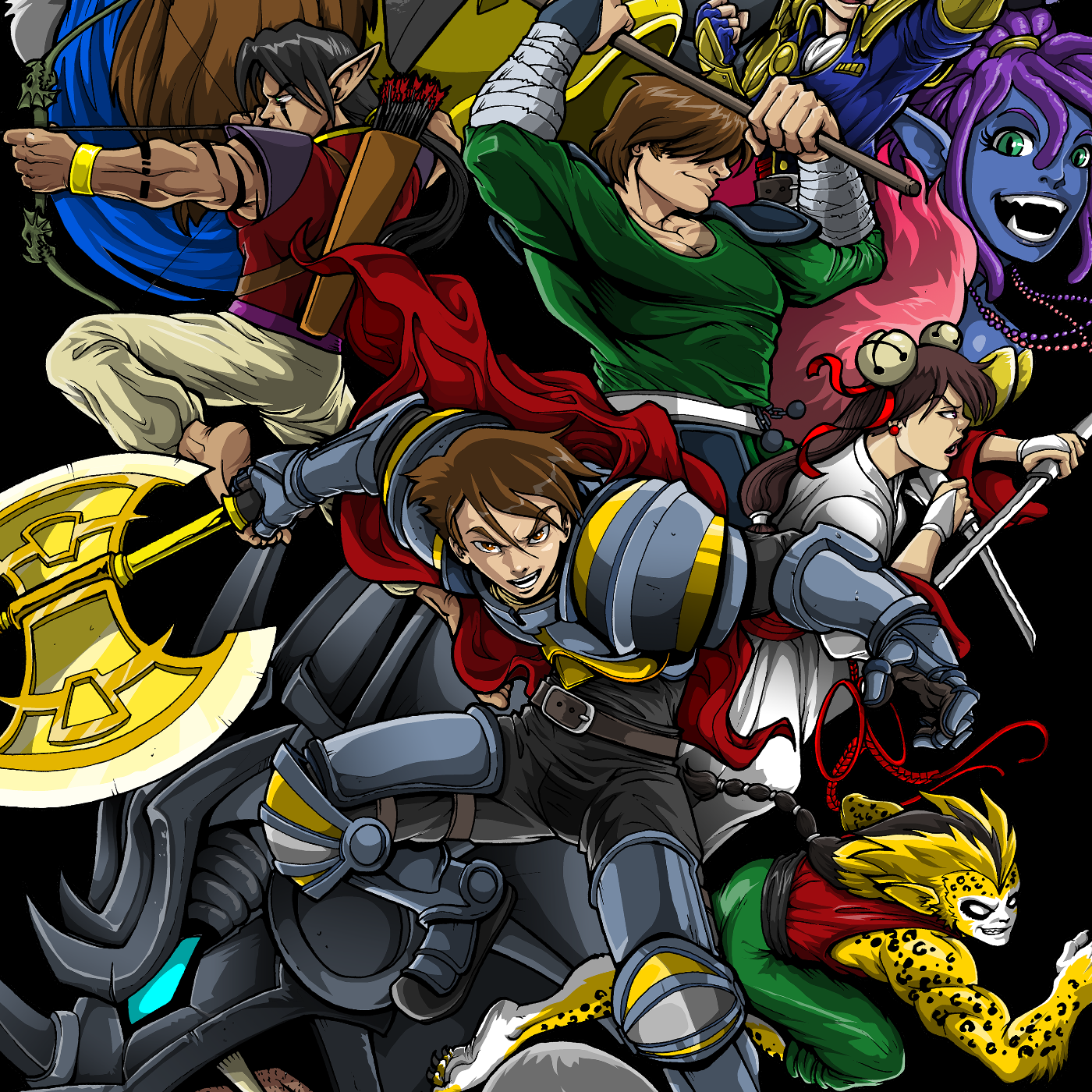 Good Heroes of Lore 24x36
