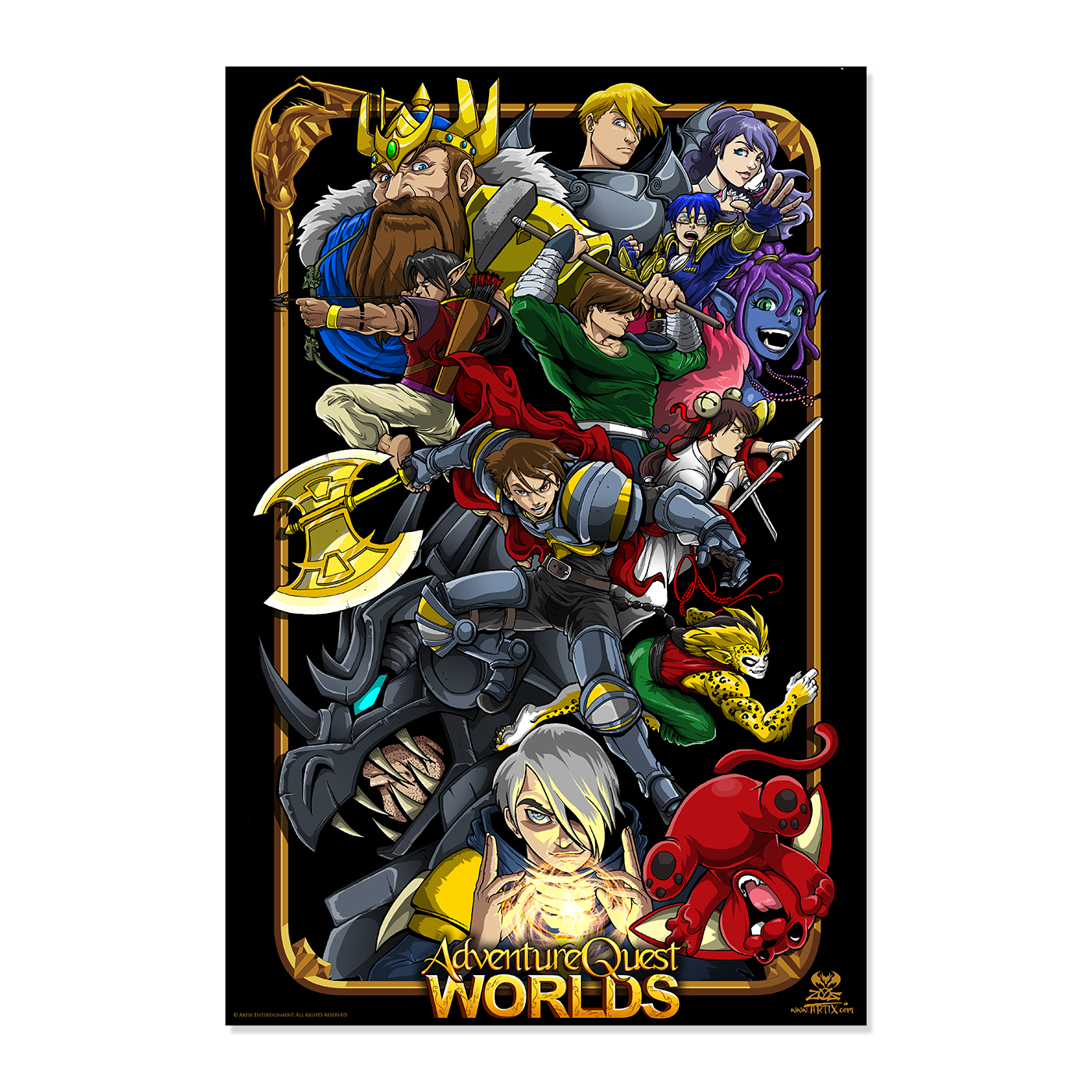 Good Heroes of Lore 24x36