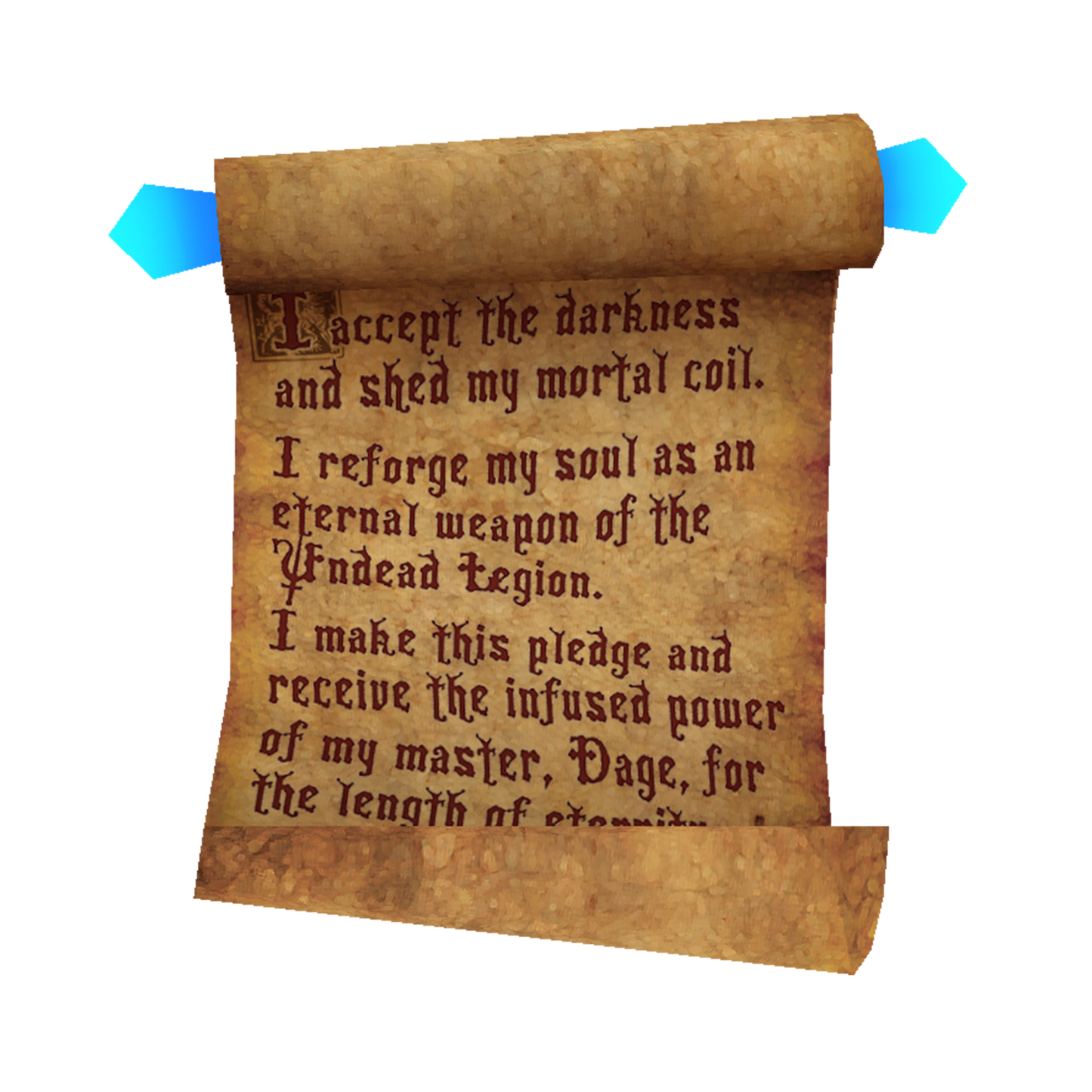 Legion Pledge Scroll - Collector's Print Collector's Prints - Heromart
