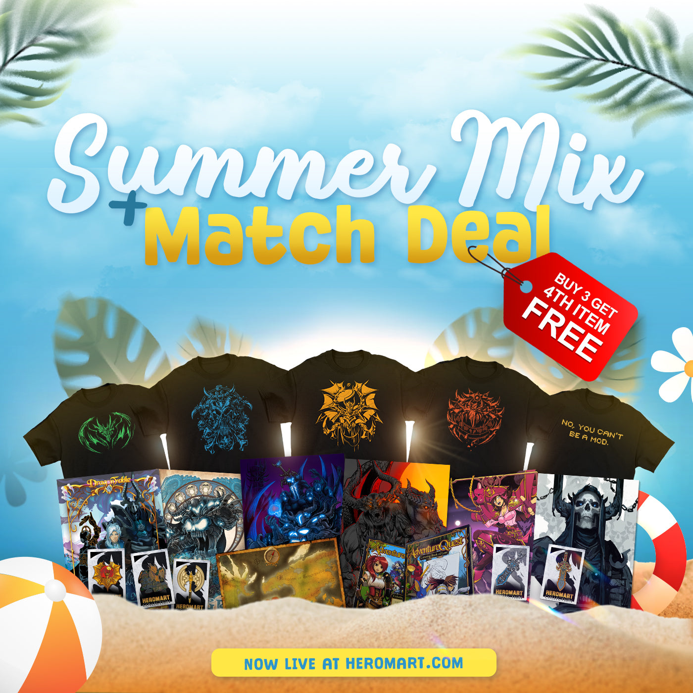 ☀️Summer Mix & Match Deal: Buy 3, Get 4th Item Free☀️