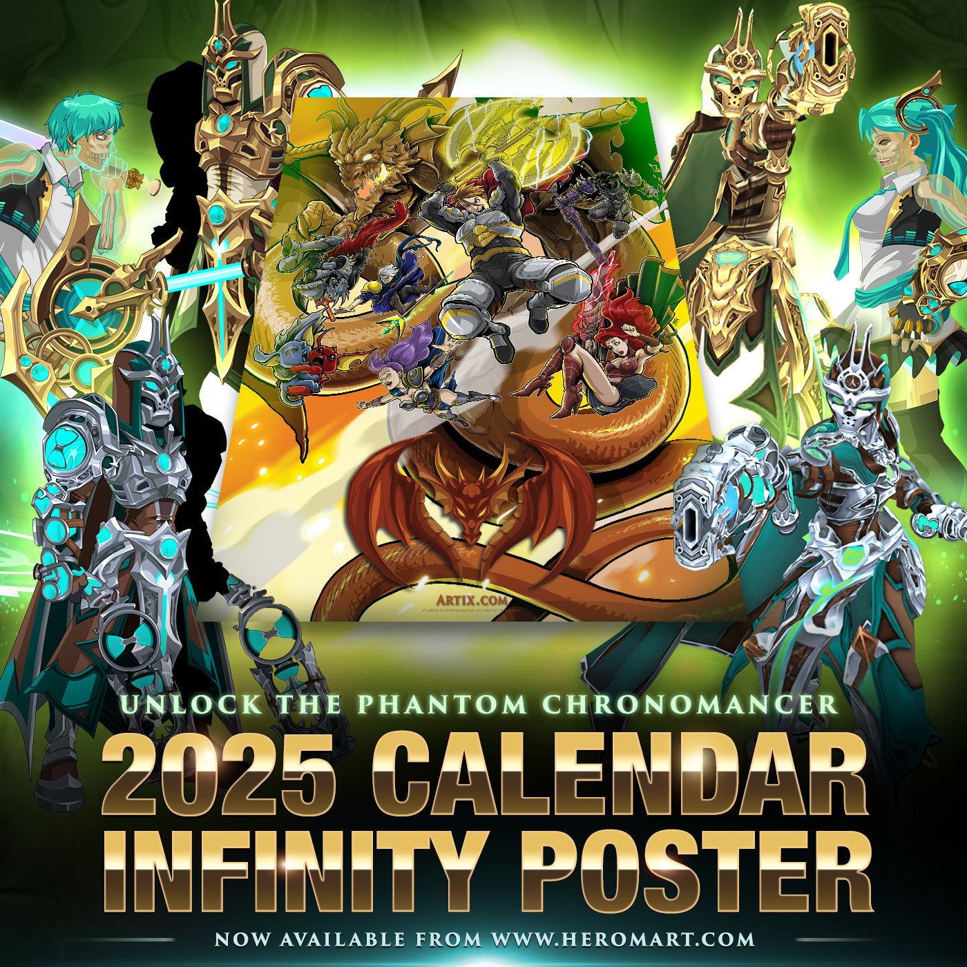 ⌛2025 Artix Calendar "Infinity" - Poster⌛