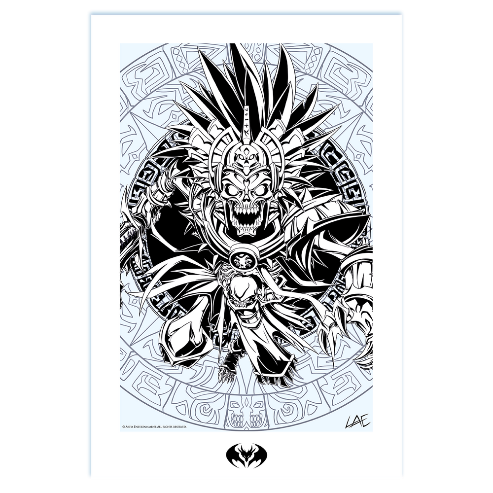 Undead Legion: Bloodletter Deity 12x18
