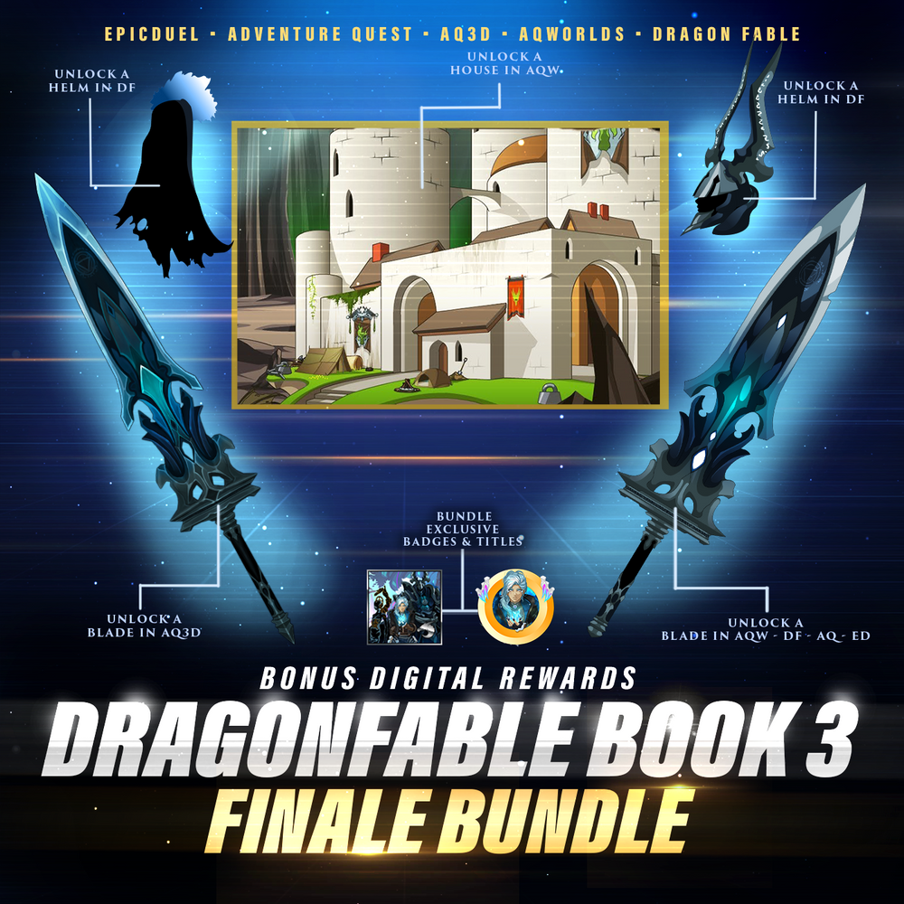 
                      
                        DragonFable Book 3 Finale - Bundle
                      
                    