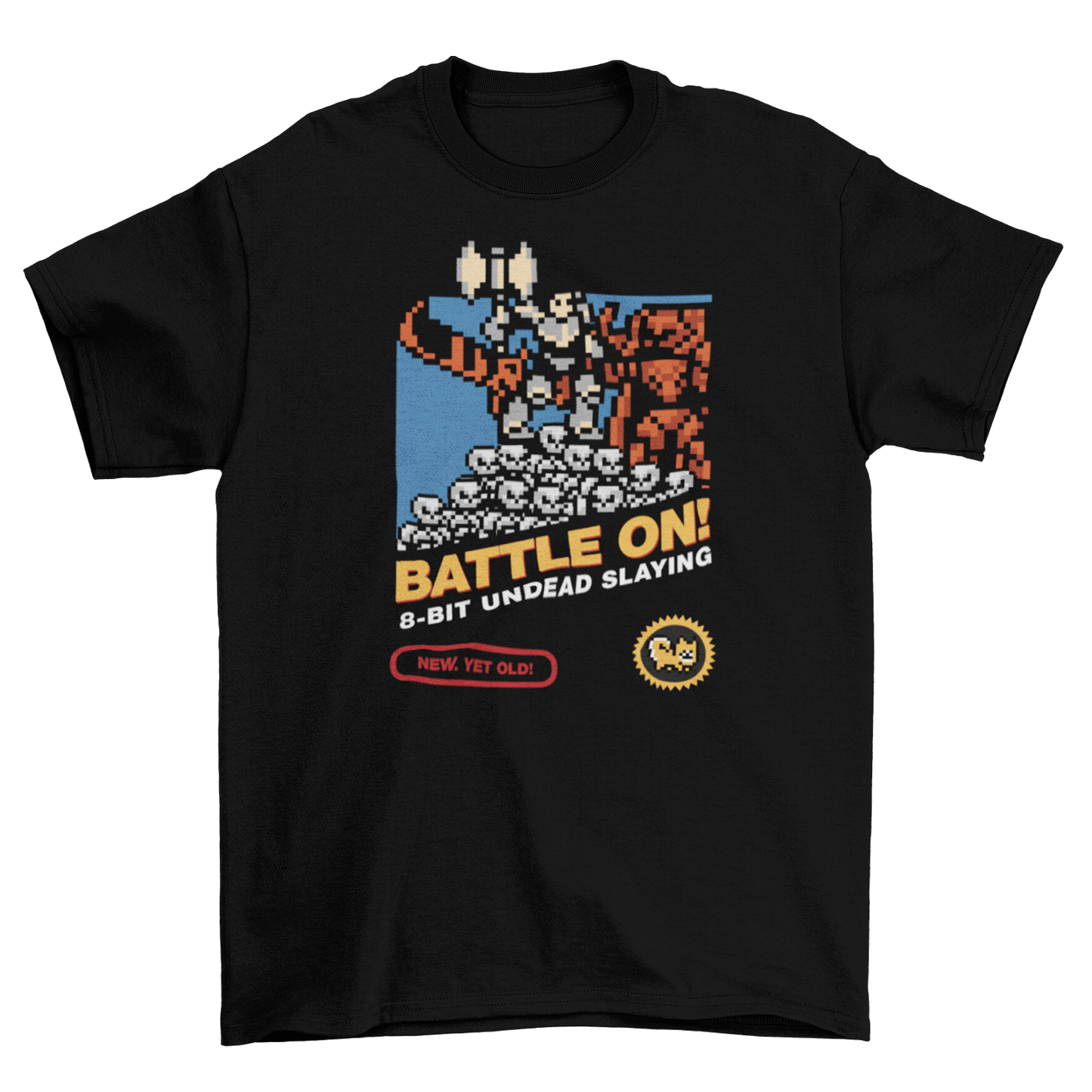 8-Bit Undead Slayer - T-Shirt T-Shirts - Heromart