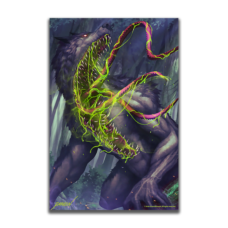 Darkon's Moon Cursed Marchosias Beast - Collector's Print Collector's Prints - Heromart