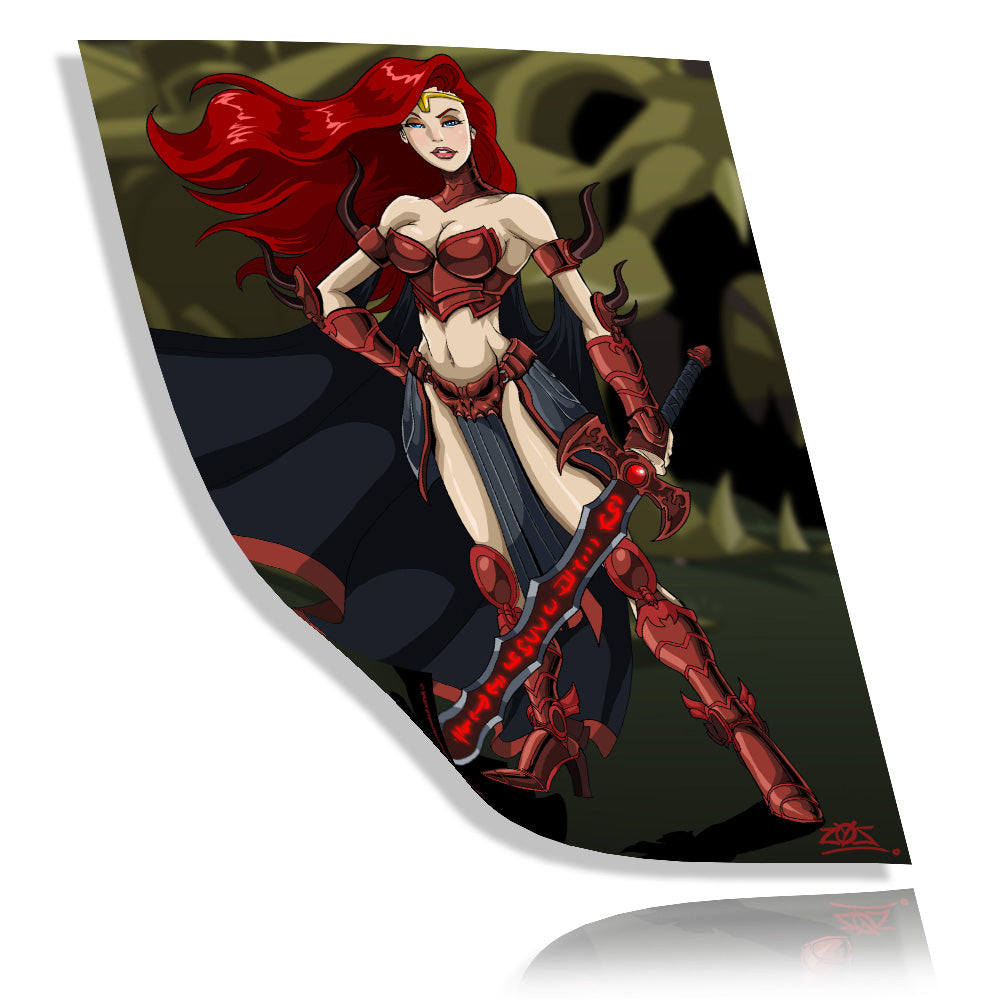 Unarmored Gravelyn - Collector's Print Collector's Prints - Heromart